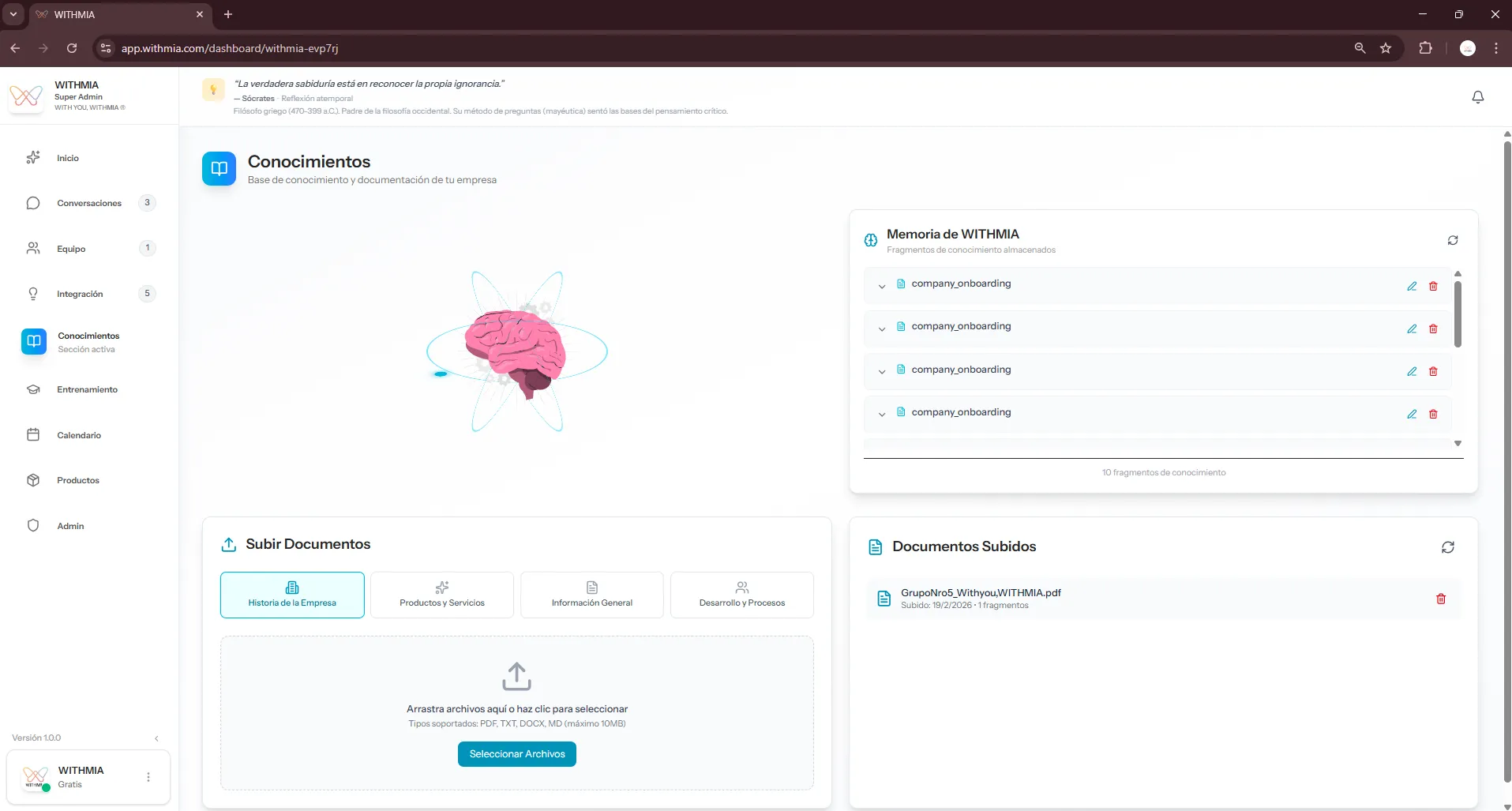WITHMIA — Tu negocio, convertido en inteligencia